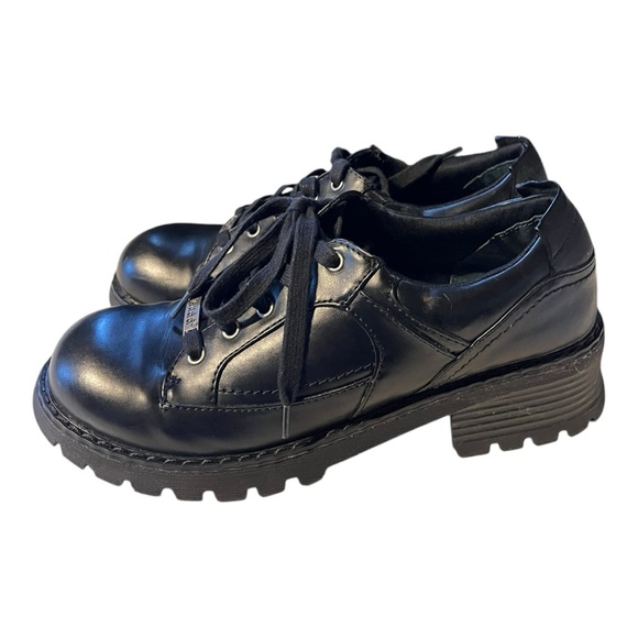 Vintage Y2K Mudd Chunky Heel Nigel Loafers - Picture 3 of 10